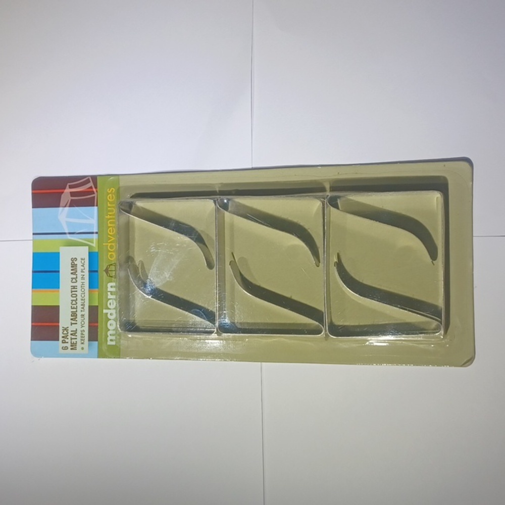 Tablecloth Clamps 6PK NWT